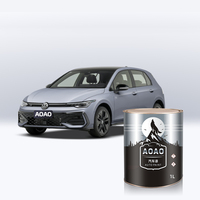 Peinture automobile polyuréthane 95% couleur identique, revêtement liquide de finition, couche de base pour la réparation de carrosserie automobile