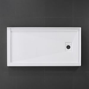 CUPC 60x36 pulgadas Acrílico Alcoba <span class=keywords><strong>de</strong></span> 2 paredes Umbrales dobles <span class=keywords><strong>Ducha</strong></span> blanca Bandeja blanca/sartén Precio barato Características populares para Baño - Product Image 2