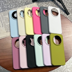 <span class=keywords><strong>Coque</strong></span> <span class=keywords><strong>de</strong></span> <span class=keywords><strong>téléphone</strong></span> en silicone liquide au toucher doux pour <span class=keywords><strong>Huawei</strong></span> Mate 80 Pro Max, <span class=keywords><strong>coque</strong></span> simple <span class=keywords><strong>de</strong></span> couleur unie pour Mate 30 40 50 60 70 Pro - Product Image 1