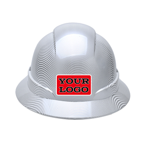 Capacete americano de segurança para trabalhadores com tocha de fibra de vidro Hard Hat Construção - Product Image 6