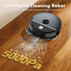 Robot Aspirador y Fregador Inteligente, Aspiradora Robótica Automática Recargable, Robot de Limpieza en Seco y Húmedo para el Hogar - Product Image 2