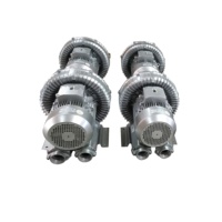 Souffleur industriel haute pression en alliage d'aluminium, souffleur à vortex pour poissons, pompe d'aération d'air, turbo souffleur à canal latéral, anneau pour poissons OEM 8 Kpa~50