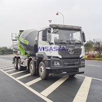 Camion malaxeur à béton mobile 8x4 12 m3 de marque ZOOMLION CNG, châssis Shackman, neuf, 2024, à vendre aux États-Unis