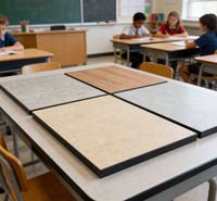 Material Estructural de Alta Resistencia a la Flexión para Sistemas de Paredes Divisorias, Tablero Laminado Compacto Fenólico Sólido