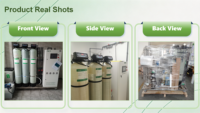Sistem Pengolahan Air Reverse Osmosis 250L Per Jam, Peralatan Pelunak Air, Pompa dengan Wadah Tekan Stainless Steel