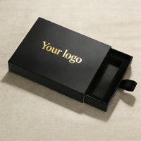 Boîtes en carton ondulé personnalisées pour petits cadeaux avec tiroir coulissant, gaufrage, pelliculage mat, boîte cadeau de luxe personnalisée, matériaux recyclés