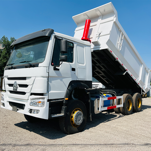 Sinotruk HOWO รถดัมพ์น้ำมันดีเซล10ล้อ30ตันรถบรรทุกหนัก2ยูโรพวงมาลัยซ้าย Weichai เครื่องยนต์8x4ใช้ด้านหลัง - Product Image 3