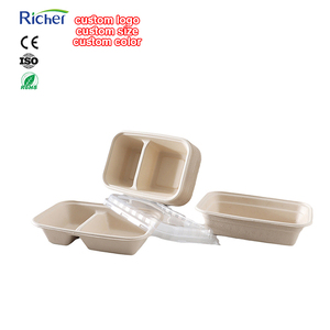 Muestra Gratuita de Envase Ecológico para Alimentos, Caja de Cartón Biodegradable para Hamburguesas - Product Image 1