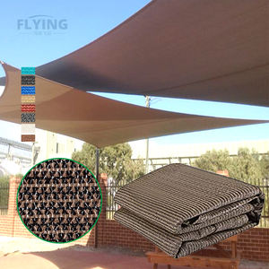 Voile d'ombrage <span class=keywords><strong>triangulaire</strong></span> en tissu HDPE marron pour extérieur, 4x4x4m, pour voiture - Product Image 1