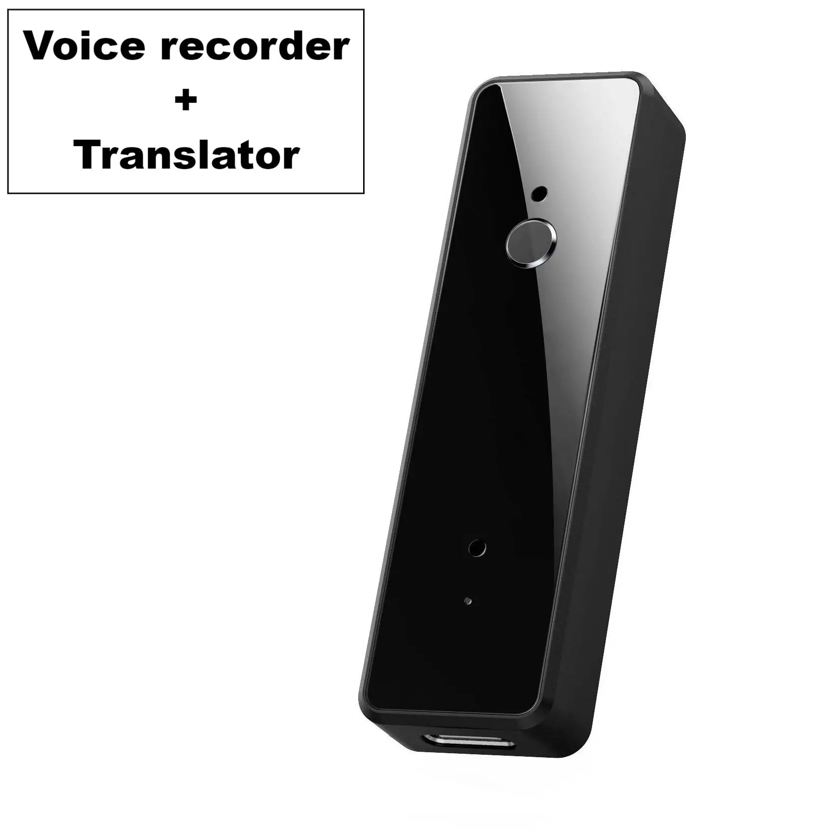 Gravador inteligente de voz, gravador inteligente de voz de 10m, de captação, de distância, inteligente, de redução de ruído, tradução simultaneosa