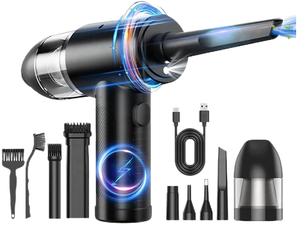 Portable sans fil Mini sans fil Rechargeable <span class=keywords><strong>aspirateur</strong></span> à main Air Duster clavier nettoyant pour voitures ordinateurs alimenté par batterie - Product Image 2