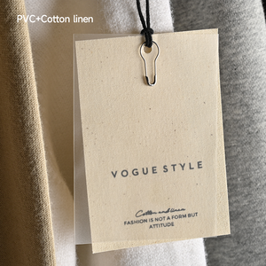 Custom Recycled Labels Rectangle <strong>Printed</strong> Labels Sustainable Shoes <strong>Tags</strong> Clothing Embossed <strong>Swing</strong> <strong>Tags</strong> Clothes Hang <strong>Tag</strong> Paper - Product Image 3