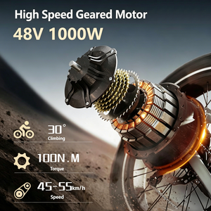 后轮电动自行车电机 36V 48V 200-250W 锂电池供电轮毂 电动自行车轮毂电机 - Product Image 3