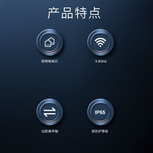 BS900G Outdoor Wireless <b>Bridge</b> – 5KM Long-Range High-Power <b>WiFi</b>, Dual Gigabit Ports, Point-to-Point Transmission, 900Mbps L423 - Product Image 2