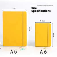 Cuaderno de Tapa Dura de Cuero PU Personalizado en Oferta, para Estudiantes, con Logotipo en Relieve, Encuadernación Térmica, Estilo Ejecutivo, Promociones
