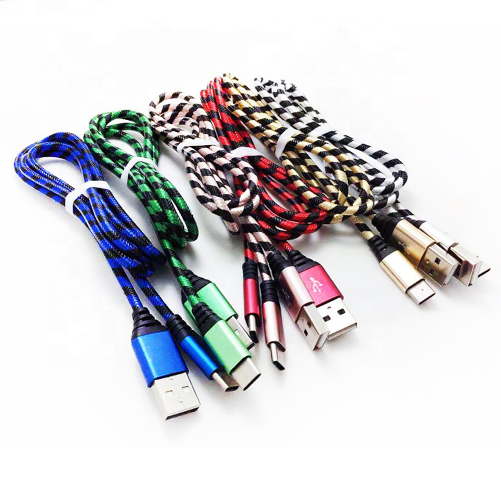 CABLE DE CARGA CORDON MIX COLORES TIPO C