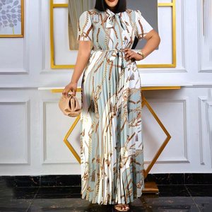 Ethiopian Fashion Dress - Maxi Sleeveless A-Line Design