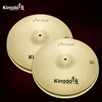 14 Inch HiHat Cymbals B20 Bronze Drum Hihat Cymbal Percussion Instrument for Drum Kit