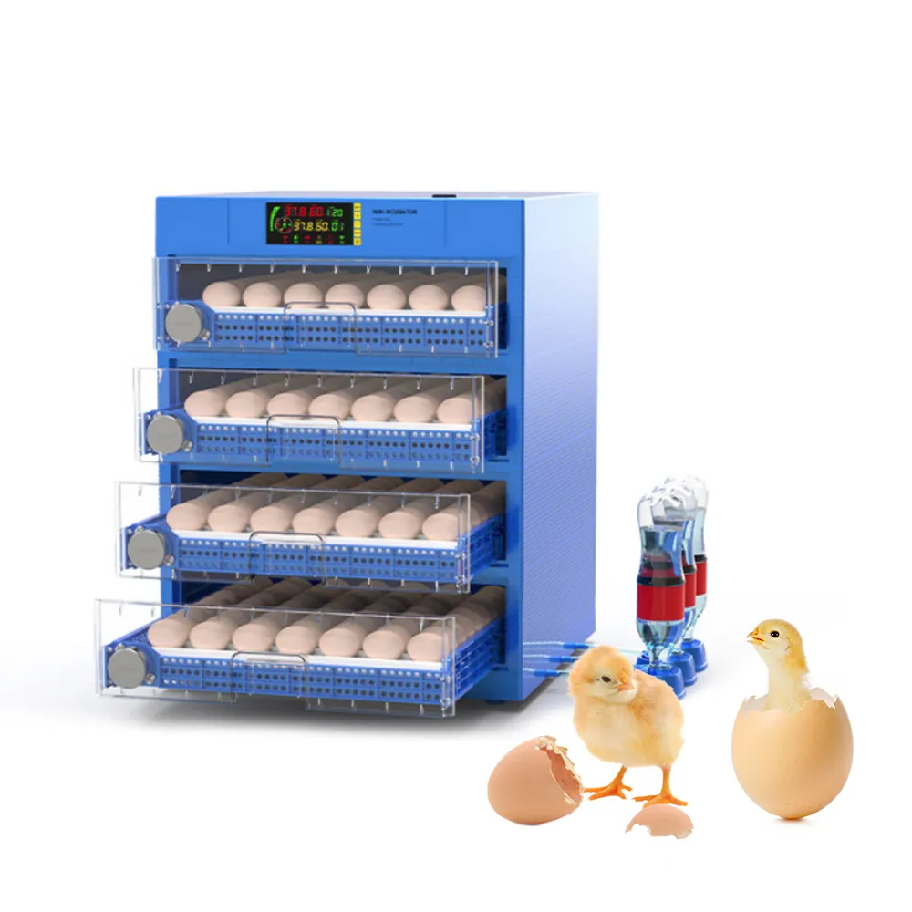 Equipo de granja de aves de corral totalmente automático, Incubadora de huevos de codorniz, Ganso, pato, máquina de incubar huevos de pollo, precio
