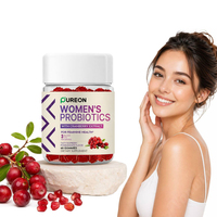 Gummies probiotiques Pureon OEM/ODM pour femmes avec extrait de canneberge, 60 gummies, favorisent une digestion saine