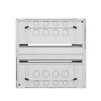 IP30 HAG II Disjoncteur Distribution Box 8P Surface Mount 158*158*65 ABS Plastic Power Equipment