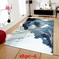 Luxury Living Room Carpets and Rugs Anti slip Backing Gold Diamond Velvet Rugs Living Room Large Carpet