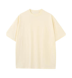 High Quality 100% Cotton Blank Men's T-shirts Customizable Heavyweight Oversized Tshirt Printing Custom logo T Shirt - Product Image 6