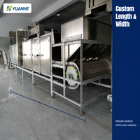 Four de Cuisson Industriel à Chaîne Continue, Machine de Cuisson en Tunnel, Four de Boulangerie à Convoyeur à Chaîne, Équipement de Cuisson Alimentaire