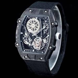 Reloj Mecánico para Hombre, Serie 2705, Ultrafino, con Caja de Fibra de Carbono, Correa de Nailon, Estilo Casual de Negocios - Product Image 2