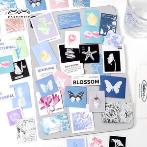 PaperMore Free Poem Series Papier synthétique Autocollant auto-adhésif Packs InS-style Retro Planner Bricolage Matériel Autocollants - Product Image 1