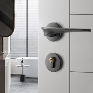 มือจับประตูห้องนอนหรูหราแบบนอร์ดิกที่ทันสมัยล็อคแม่เหล็กแยกสำหรับหน้าต่างไม้ในครัวเรือน - Product Image 4