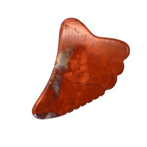 Oneup — outil de Massage du visage en Jade, pour Acupuncture, gerbage, rouge, naturel, pierre de GuaSha, vente en gros - Product Image 3