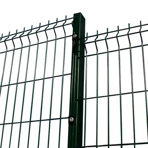 Galvanizli çelik Metal özelleştirmek Pvc kaplı 3d bükme Curvy üçgen bahçe çit özel FencingTrellis & Gates