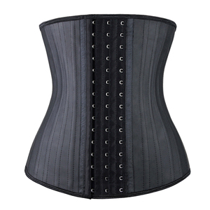 Faja de control de barriga delgada <span class=keywords><strong>para</strong></span> entrenamiento de cintura deshuesada de látex y acero 100% de alta calidad <span class=keywords><strong>para</strong></span> Tallas grandes - Product Image 1