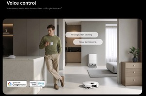 หุ่นยนต์ดูดฝุ่น 5 Pro AI ทำความสะอาดอัจฉริยะ ความสามารถในการทำความสะอาดขั้นสูงสุด ระบบเรดาร์อัจฉริยะแบบยืดหดได้ เครื่องดูดฝุ่นอัจฉริยะสำหรับบ้าน - Product Image 1