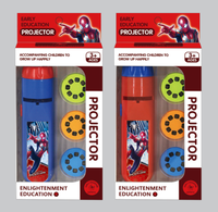 Dessin animé créativité portable bébé jouet animaux cognitifs et lampe torche marine avec lampe de poche à lumière de projection en plastique Durable