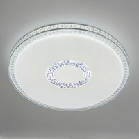 Plafonnier LED ultra-mince en acrylique à design floral moderne, intensité variable, en fer, pour chambre et salon (vente en gros)