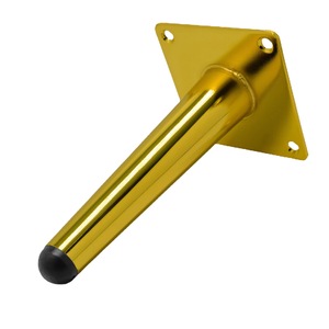 Xinjunye Furniture <b>Leg</b> Gold Tapered Cone Shape Matte Black Tip Modern Simple Design For <b>Sofa</b> Vanity Table Cabinet - Product Image 4