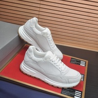Chaussures de sport de luxe pour hommes et femmes, de haute qualité, respirantes, en cuir véritable, à lacets, en mesh, antidérapantes