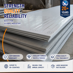 Factory Price 304 430 2D Finish 5.0mm 4'x10' Pickled Stainless Steel Sheet with Excellent Formability - Product Image 1