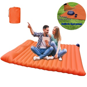 Tapis de Camping gonflable imperméable en TPU, matelas Compact, matelas de couchage de Camping, planche <span class=keywords><strong>avec</strong></span> oreiller intégré, pompe à <span class=keywords><strong>pied</strong></span> - Product Image 1