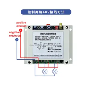 Transmitter RF Transmitter 433 Mhz Industrial Remote Controls With Wireless Remote Control Switch DC 12V 4 CH Relays Receiver ModuleI