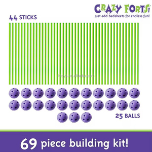 Crazy Kids <span class=keywords><strong>Fort</strong></span> Kit de construction STEM jouets de construction bricolage châteaux Tunnels jouer tente fusée <span class=keywords><strong>tour</strong></span> intérieur et extérieur - Product Image 4