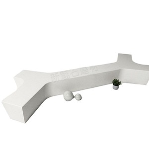 Nuevos Materiales de Construcción de Piedra, Banco de Jardín de Alto Rendimiento, Hormigón Gris para Interiores y Exteriores, Parques, Plazas, Xms001 - Product Image 4