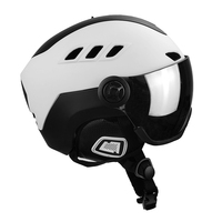 Casque de ski unisexe certifié CE SH-20, durable, PC+EPS, ajustement réglable, coussinets d'oreille personnalisés, protection de la tête