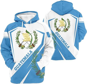 Sudadera con Capucha Personalizada con Estampado Completo de México, Sudadera Cálida y Suave para Invierno, Sudadera con Capucha Mexicana de Estados Unidos, Guatemala, Honduras, El Salvador - Product Image 3