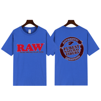 T-shirt en coton 100% de bonne qualité, uni, personnalisé, RAW Cookie Backwoods Gprahic imprimé, décontracté pour homme, 13 couleurs