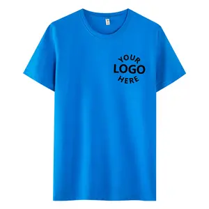 Camiseta informal Unisex con gráfico personalizado de talla grande, Camiseta de algodón de manga corta lisa de gran tamaño