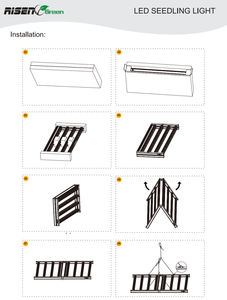 Nuevo 6/8 Barras <span class=keywords><strong>Cultivo</strong></span> de plantas <span class=keywords><strong>Cultivo</strong></span> de luz <span class=keywords><strong>400W</strong></span> Hidropónico Sam-sung Espectro completo <span class=keywords><strong>LED</strong></span> Grow Light para plantas de interior - Product Image 5