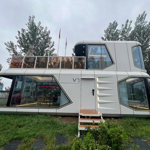 Casa Prefabricada Portátil <span class=keywords><strong>de</strong></span> 2 Niveles, Cápsula Espacial Inteligente, Casa Móvil <span class=keywords><strong>de</strong></span> Lujo con Cocina y Baño - Product Image 1